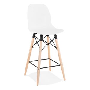 Bílá barová židle Kokoon Marcel Mini, výška sedu 68 cm