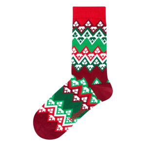 Ponožky v dárkovém balení Ballonet Socks Season's Greetings Socks Card with Flake, velikost 36 - 40