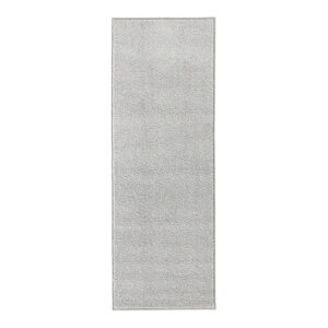 Světle šedý běhoun Hanse Home Pure, 80 x 400 cm