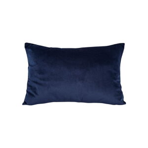 Modrý sametový polštář PT LIVING Velvet, 60 x 40 cm