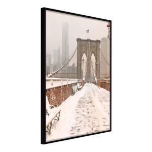 Plakát v rámu Artgeist Winter in New York, 30 x 45 cm
