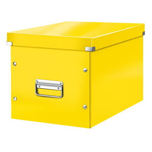 Žlutá úložná krabice Leitz Office, délka 36 cm