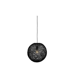 Černé stropní svítidlo LABEL51 Twist, ⌀ 45 cm