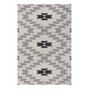Černo-bílý venkovní koberec Ragami Geo, 160 x 230 cm