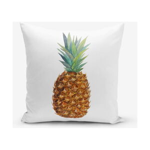 Povlak na polštář s příměsí bavlny s motivem ananasu Minimalist Cushion Covers Pine, 45 x 45 cm