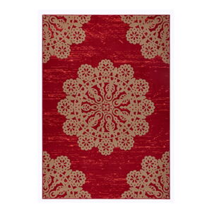Červený koberec Hanse Home Gloria Lace, 120 x 170 cm