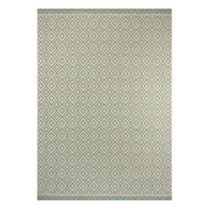Zeleno-béžový venkovní koberec Ragami Porto, 140 x 200 cm