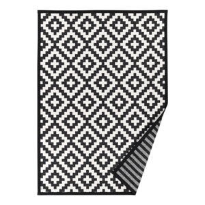 Černobílý vzorovaný oboustranný koberec Narma Viki, 140  x  200 cm