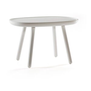 Šedý stolek z masivu EMKO Naïve, 61 x 41 cm