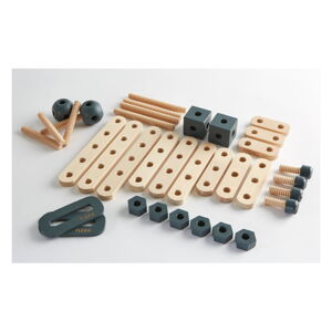 Dětská sada dřevěných součástek Flexa Play Toolbox