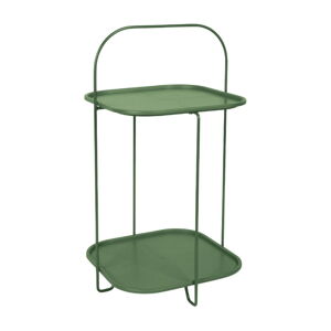 Tmavě zelený odkládací stolek Leitmotiv Trays