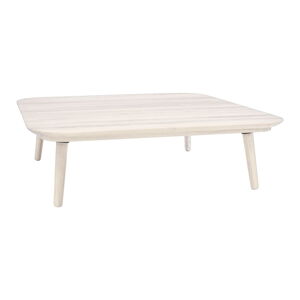 Bílý konferenční stolek z jasanového dřeva Ragaba Contrast Tetra, 110 x 110cm