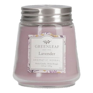 Svíčka ze sojového vosku Greenleaf Lavender, doba hoření 30 - 40 hodin