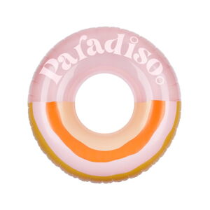 Růžovo-oranžový nafukovací kruh Sunnylife Paradiso