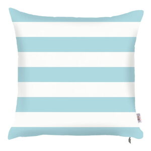 Modrý povlak na polštář Mike & Co. NEW YORK Stripes, 43 x 43 cm