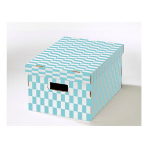 Sada 2 krabic s víkem z vlnité lepenky Compactor Joy, 40 x 31 x 21 cm