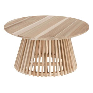 Konferenční stolek z teakového dřeva La Forma Irune, ⌀ 80 cm