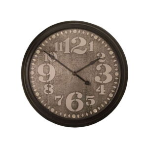 Nástěnné hodiny s pozinkovaným povrchem Antic Line , ø 93 cm