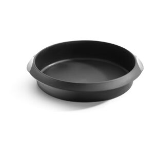 Černá silikonová forma na pečení Lékué, ⌀ 24 cm