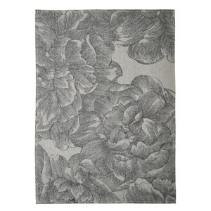 Šedá kuchyňská utěrka z bavlny Södahl Rose, 50 x 70 cm