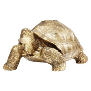 Dekorativní soška želvy ve zlaté barvě Kare Design Turtle