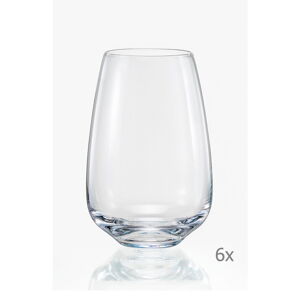 Sada 6 sklenic Crystalex Giselle, 450 ml