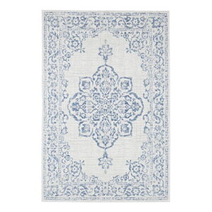 Modro-krémový venkovní koberec Bougari Tilos, 120 x 170 cm