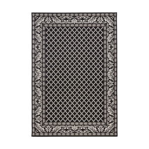 Černo-krémový venkovní koberec Bougari Royal, 160 x 230 cm
