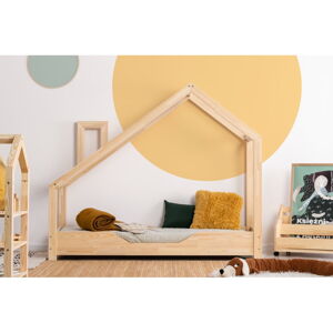 Domečková postel z borovicového dřeva Adeko Luna Bek, 100 x 160 cm