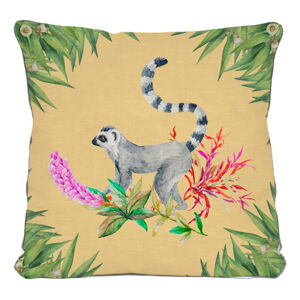 Polštář Madre Selva Lemur, 45 x 45 cm