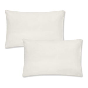 Sada 2 béžových povlaků na polštář z organické bavlny Bianca Organic, 50 x 75 cm