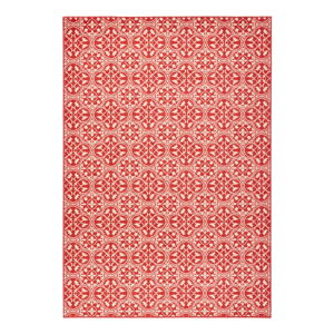 Červený běhoun Hanse Home Gloria Pattern, 80 x 200 cm