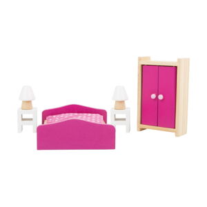 Set dřevěného nábytku pro panenky Legler Bedroom