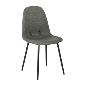 Sada 2 tmavě šedých jídelních židlí loomi.design Lissy