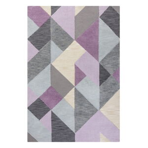 Šedo-fialový koberec Flair Rugs Icon, 160 x 230 cm