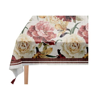 Ubrus Linen Couture Roses, 140 x 140 cm