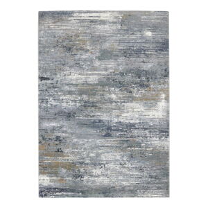 Šedo-modrý koberec Elle Decoration Arty Trappes, 160 x 230 cm