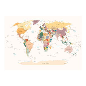Velkoformátová tapeta Bimago World Map, 300 x 210 cm