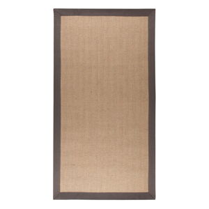 Hnědo-šedý jutový koberec Flair Rugs Herringbone, 200 x 290 cm