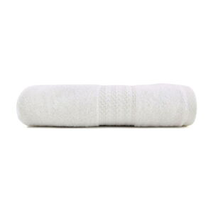 Bílý ručník z čisté bavlny Foutastic, 50 x 90 cm