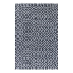 Modrý bavlněný koberec Flair Rugs Pappel, 192 x 290 cm