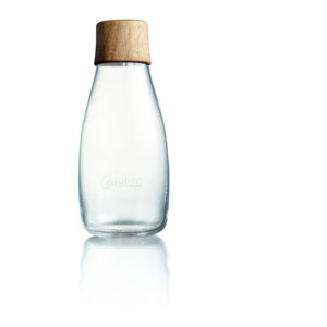 Skleněná lahev s dřevěným víčkem ReTap s doživotní zárukou, 300 ml