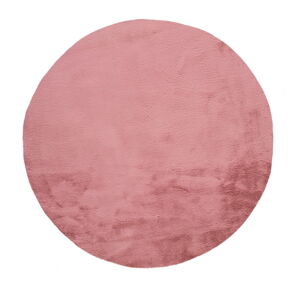 Růžový koberec Universal Fox Liso, Ø 120 cm