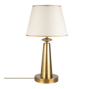 Kovová stolní lampa ve zlaté barvě Opviq lights Samuel