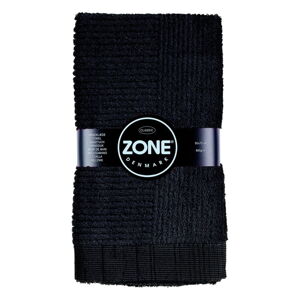Černý ručník Zone Classic, 50 x 70 cm