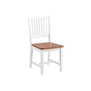 Jídelní židle v bílo-přírodní barvě v sadě 2 ks Brisbane – Actona