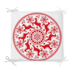 Vánoční podsedák s příměsí bavlny Minimalist Cushion Covers Mandala, 42 x 42 cm