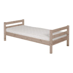 Hnědá dětská postel z borovicového dřeva Flexa Classic, 90 x 200 cm