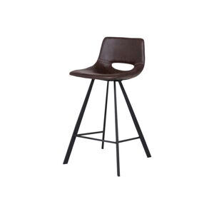 Tmavě hnědá barová židle Canett Coronas, výška 87 cm