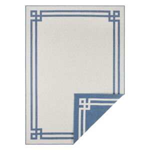 Modro-krémový venkovní koberec NORTHRUGS Manito, 80 x 150 cm